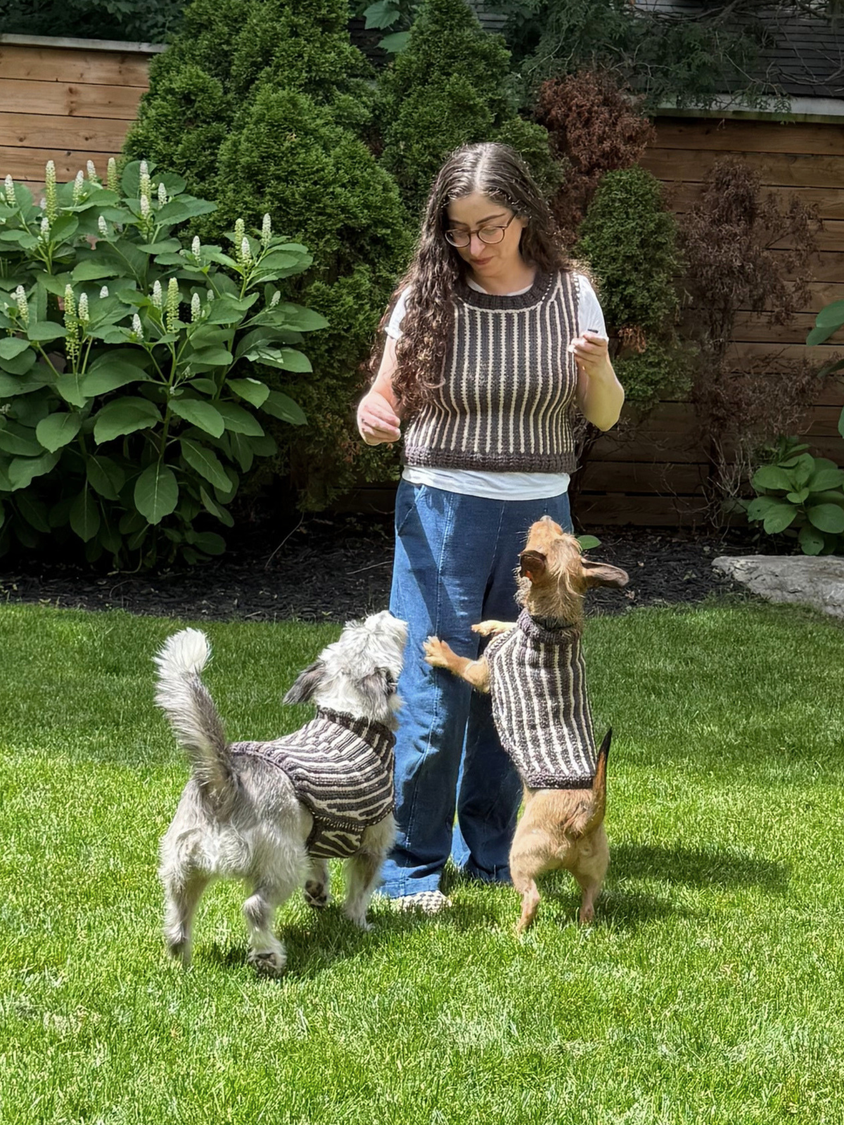 Reversible Stripe Vest