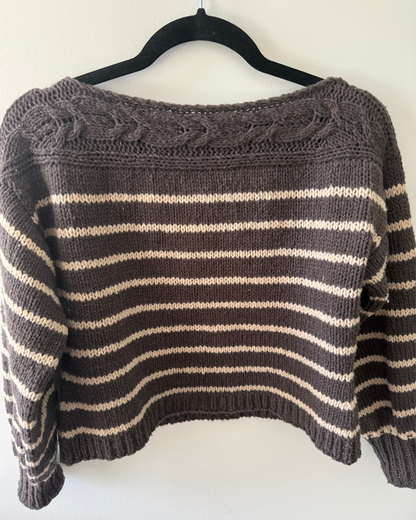 Cable Stripe Matching Sweater Set – Human + Dog