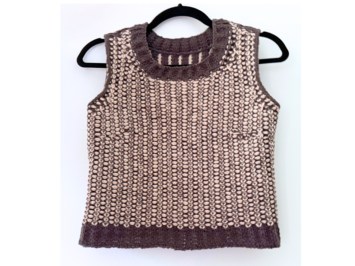 Reversible Stripe Vest