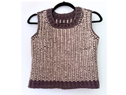 Reversible Stripe Vest
